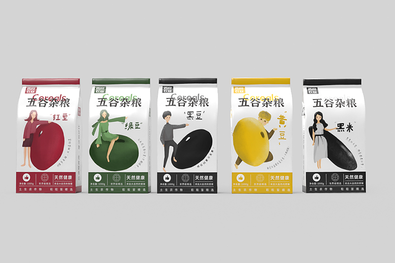 五谷雜糧包裝設(shè)計(jì)是怎么樣設(shè)計(jì)？