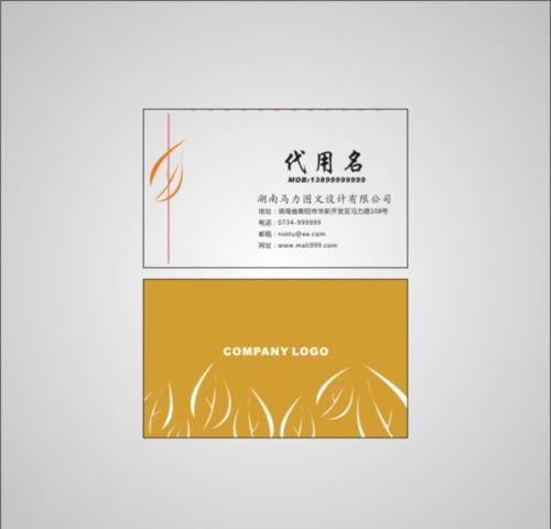 個人名片設(shè)計(jì)